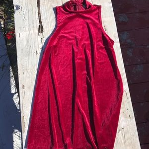 Velvet mini dress
